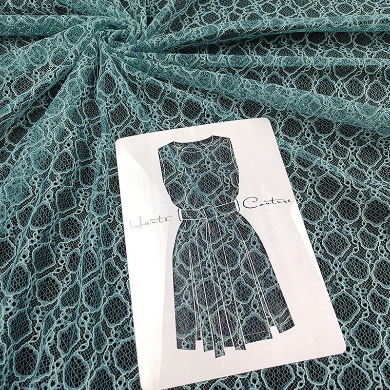 Lace Fabric Dress Cutwork Nylon for Women's Wear Wholesale Supplier 7